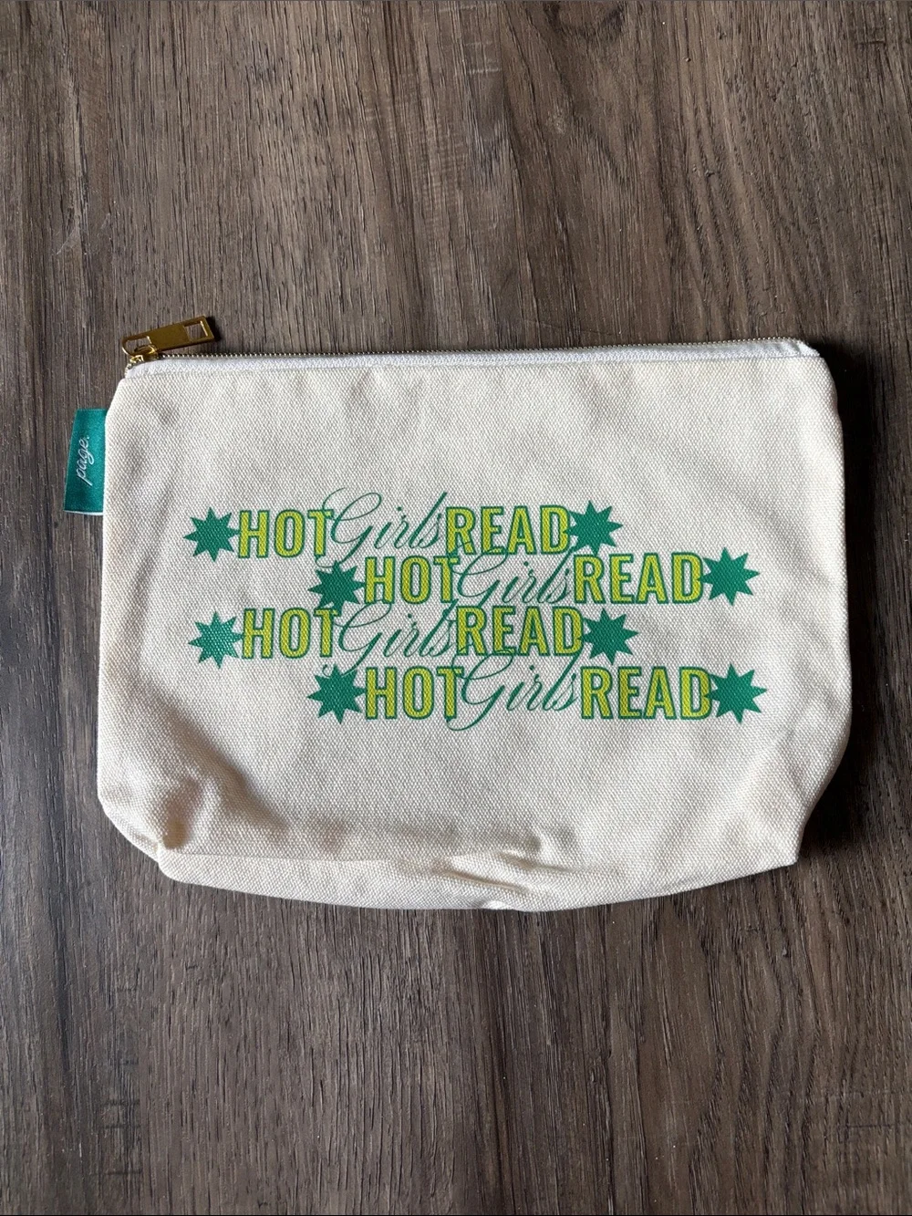 Bookish Zip pouch